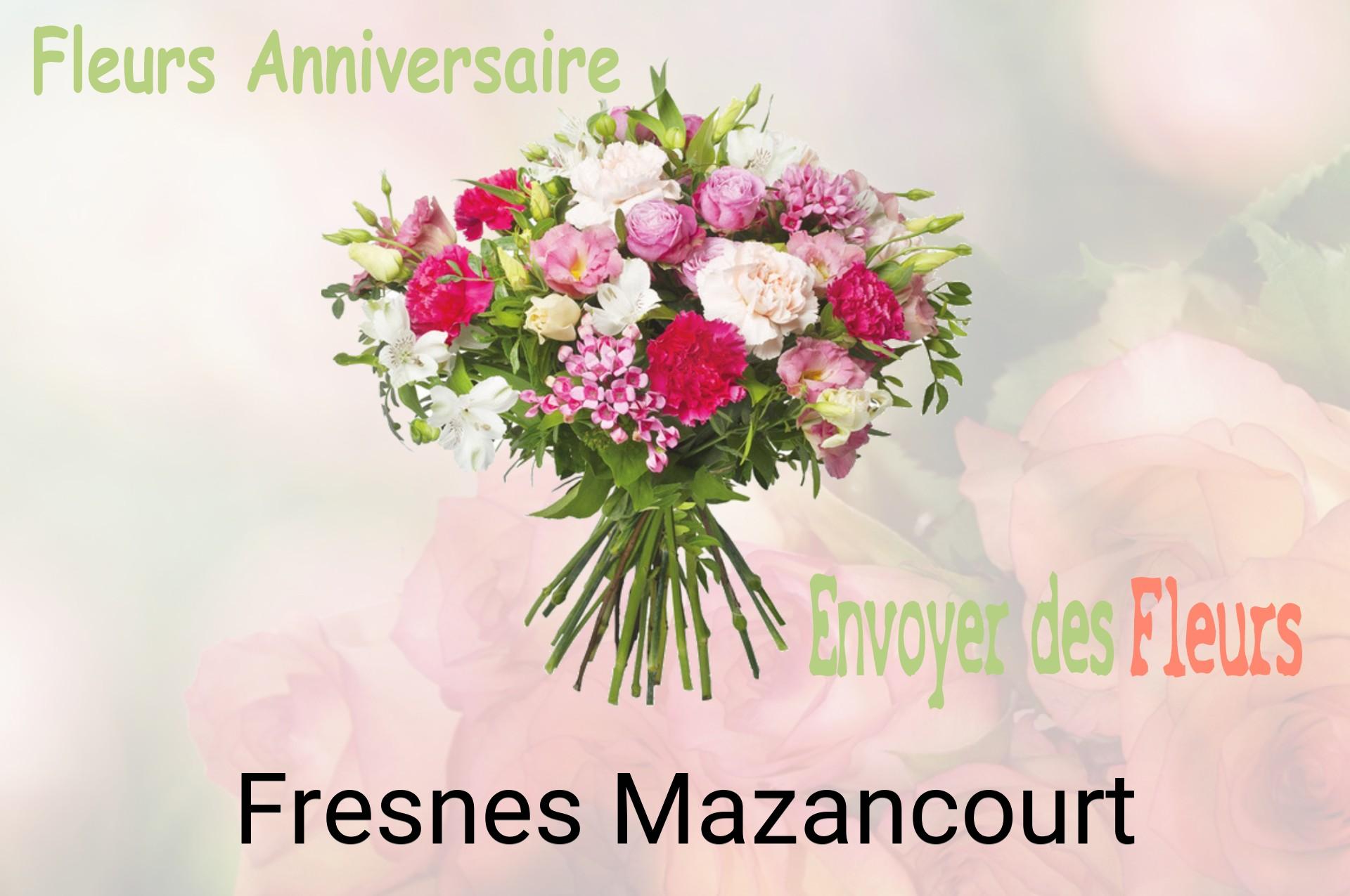 Bouquet de fleurs d’anniversaire livré à Fresnes-Mazancourt