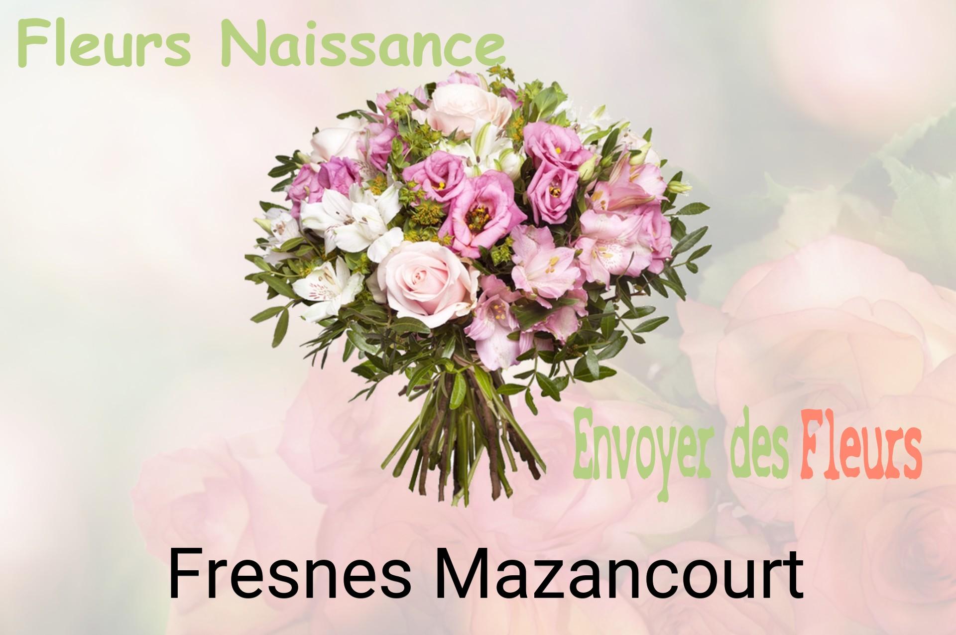 Bouquet de fleurs de naissance livré à Fresnes-Mazancourt