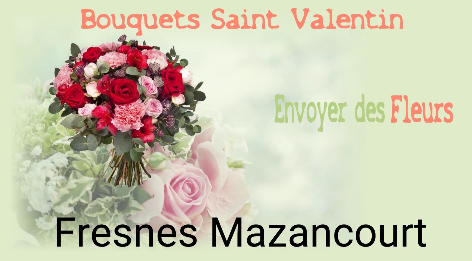 Roses de Saint-Valentin livrées à Fresnes-Mazancourt